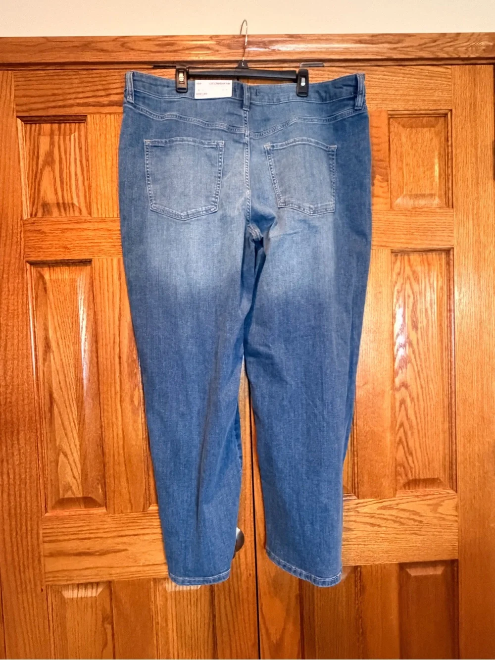 Liz Claiborne Wide Leg High Rise Plus Jean - Picture 2 of 6